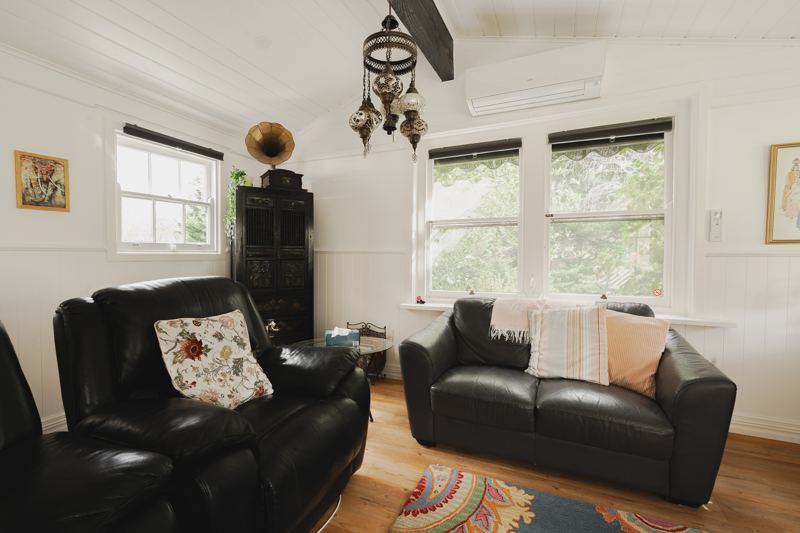 The lounge in afternoon light